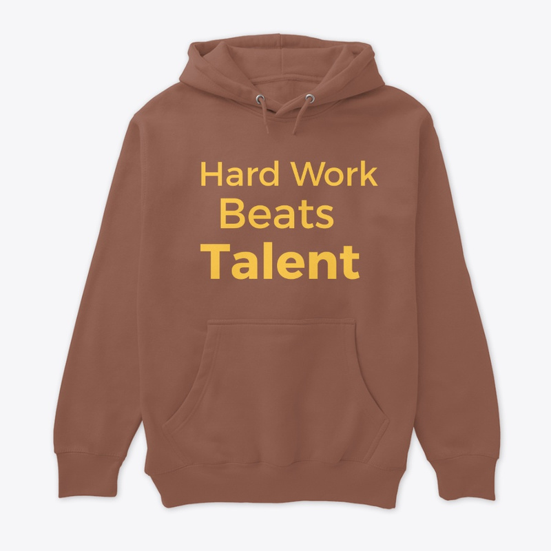  Hard Work Beats Talent Print on Demand Shirt 