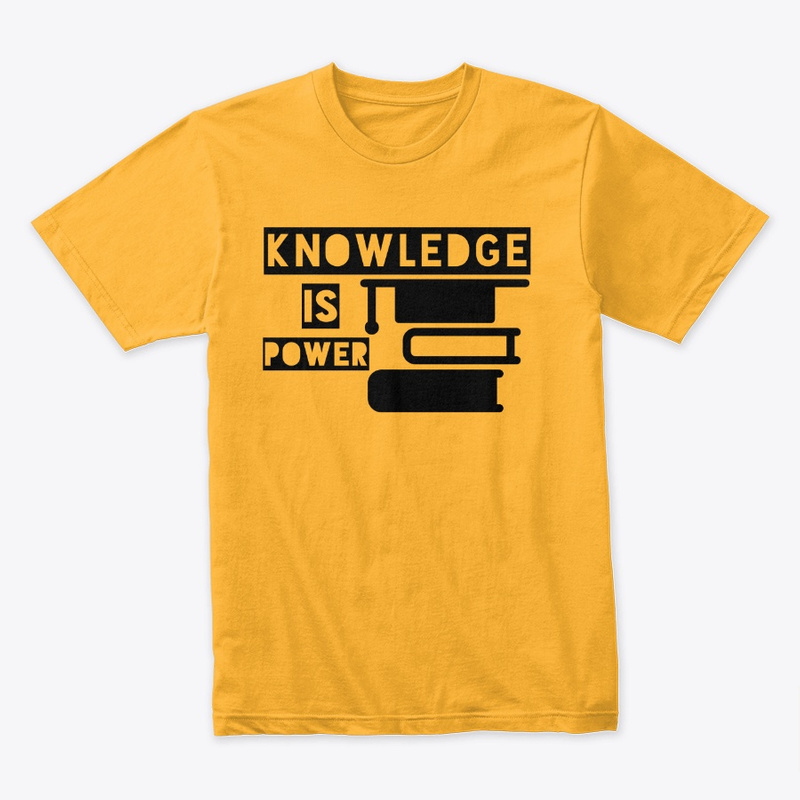  Knowledge is Power Print on Demand Shirt 