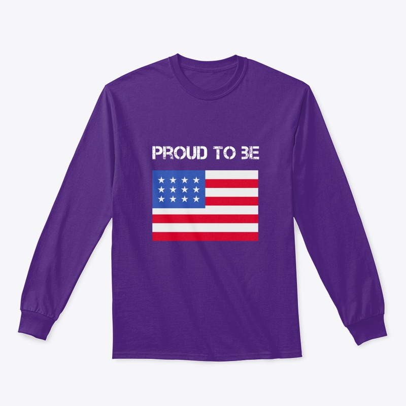  Proud to Be An American Print on Demand Shirt 