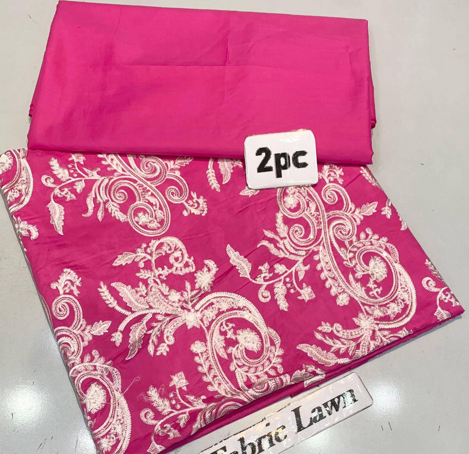  Ladies 2-Piece Unstitched Cloth in Pakistan 